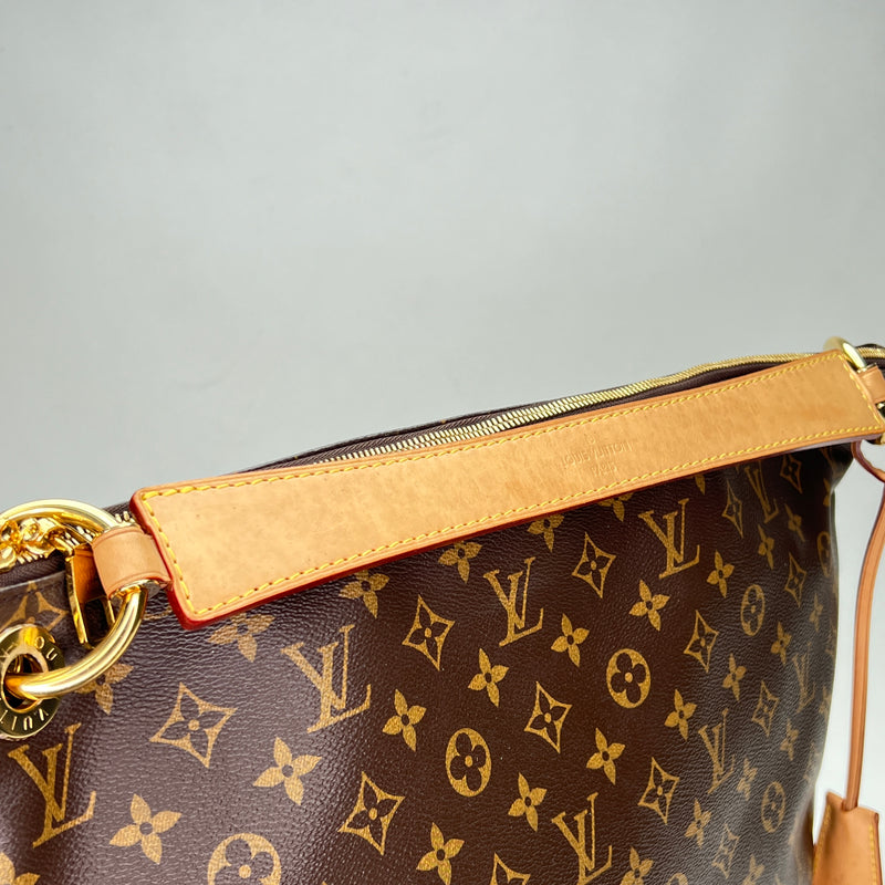 M41625 MULTICOLOURED BERRI Shoulder Bag MM Shoulder bag in Monogram coated canvas, Gold Hardware