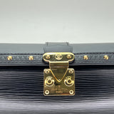 Papillon Trunk Crossbody bag in Epi leather, Silver Hardware