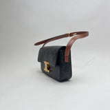 Claude Triomphe Shoulder bag in Coated canvas, Gold Hardware