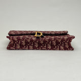 OBLIQUE SADDLE Wallet on chain in Jacquard, Gold Hardware