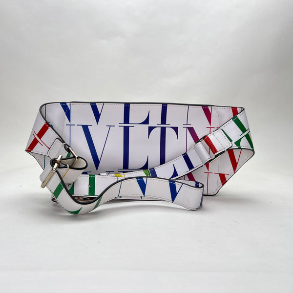 VLTN Belt Bag Belt bag in Calfskin, Silver Hardware
