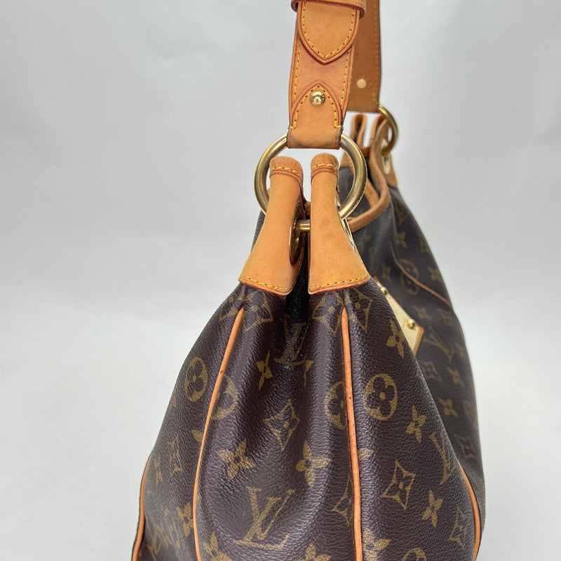 GALLIERA SHOULDER BAG PM Shoulder bag in Coated canvas, Gold Hardware