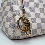 Artsy Top handle bag in Coated canvas, Gold Hardware