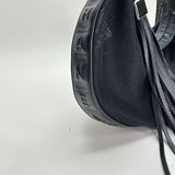 Chain Shoulder bag in Mesh, Silver Hardware