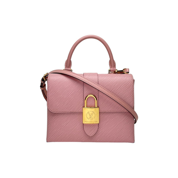 Locky BB Top handle bag in Epi leather, Gold Hardware