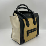 Luggage Top handle bag in Calfskin, Gold Hardware