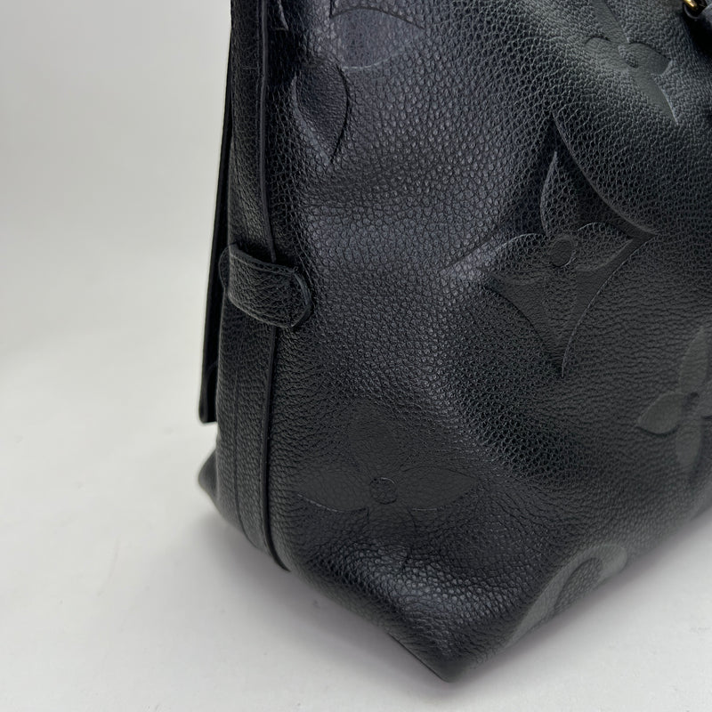 Carryall PM Shoulder bag in Monogram Empreinte leather, Gold Hardware