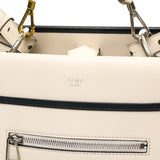 Runway Small Crossbody bag in Leather, Silver Hardware