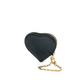 Heart Love Lock Coin purse in Epi leather, Gold Hardware
