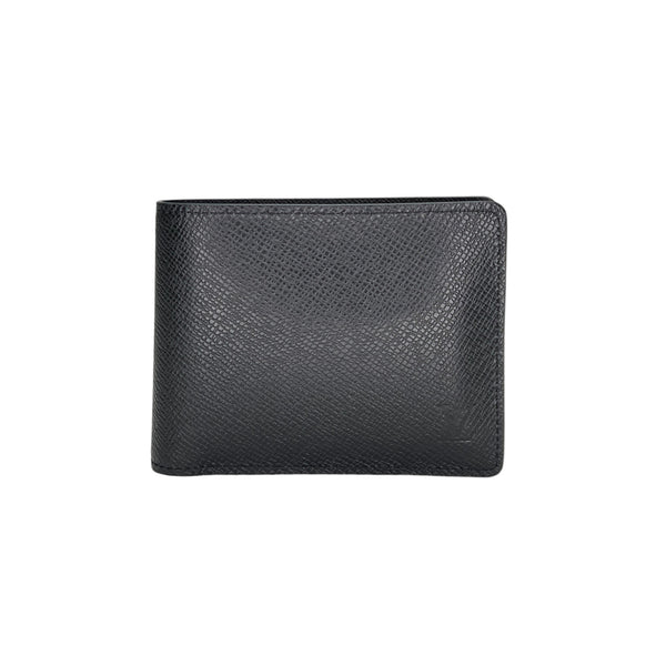 Slender Wallet in Taiga leather, Silver Hardware