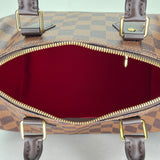 25 Top handle bag in Coated canvas, Gold Hardware