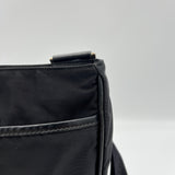 Tessuto Messenger bag in Nylon, Silver Hardware