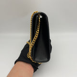 Kate Medium Shoulder bag in Caviar leather, Gold Hardware