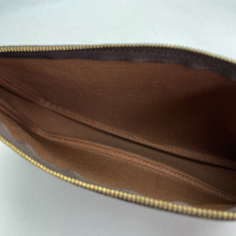 Pochette Accessoires Shoulder bag in Coated canvas, Gold Hardware