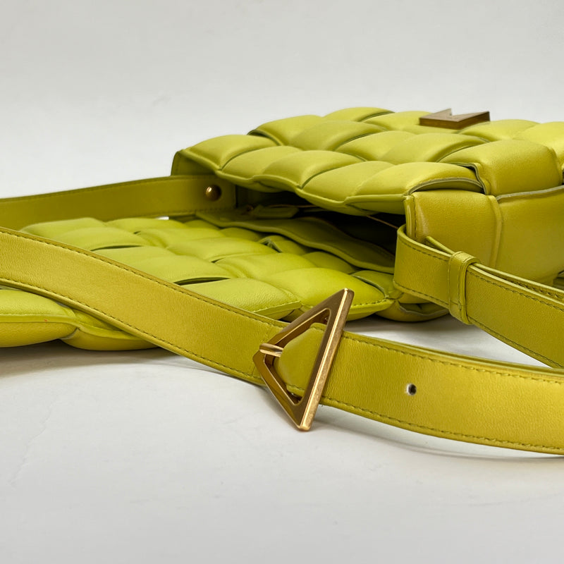 Cassette Padded Classic Crossbody bag in Lambskin, Gold Hardware