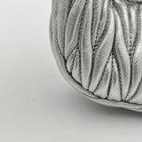 Hobo Micro Coin purse in Calfskin, Silver Hardware