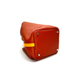 Picotin 18 Top handle bag in Clemence Taurillon leather, Palladium Hardware