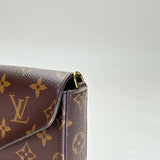 Felicie Strap and Go Wallet on chain in Monogram coated canvas, Gold Hardware