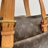 Multiple Cite Top handle bag in Monogram coated canvas, Gold Hardware