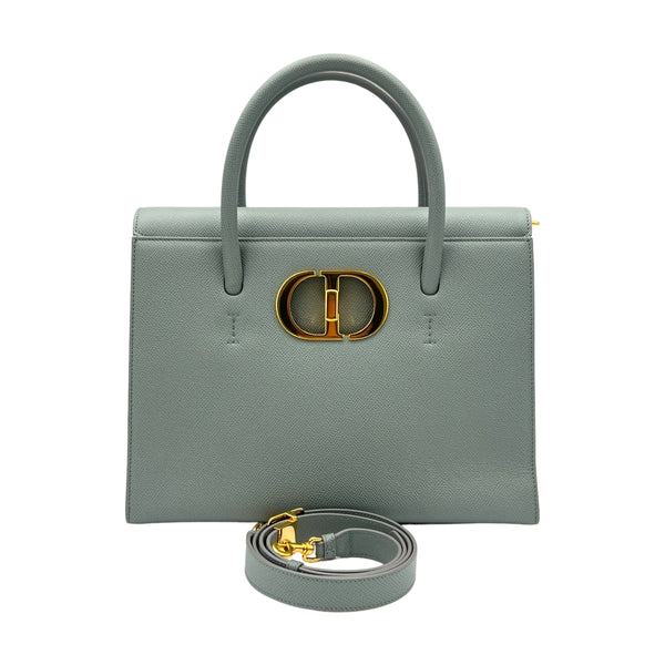 St Honoré Large Top handle bag in Calfskin, Gold Hardware