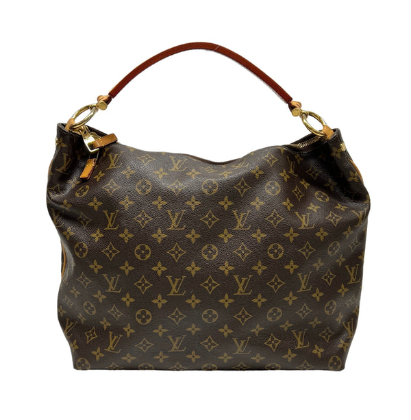 Sully MM Top handle bag in Monogram coated canvas, Gold Hardware