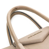 Antigona Small Top handle bag in Goat leather, Silver Hardware