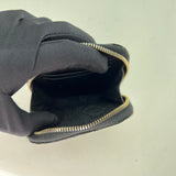 Phone Holder Pouch in Patent leather, Gold Hardware