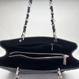 Grand Shopping Tote bag in Caviar leather, Silver Hardware