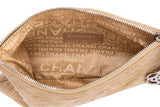 Pochette Shoulder Bag in Suede,  Hardware