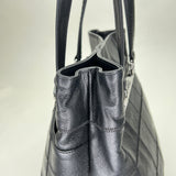 Vintage tote Tote bag in Caviar leather, Silver Hardware