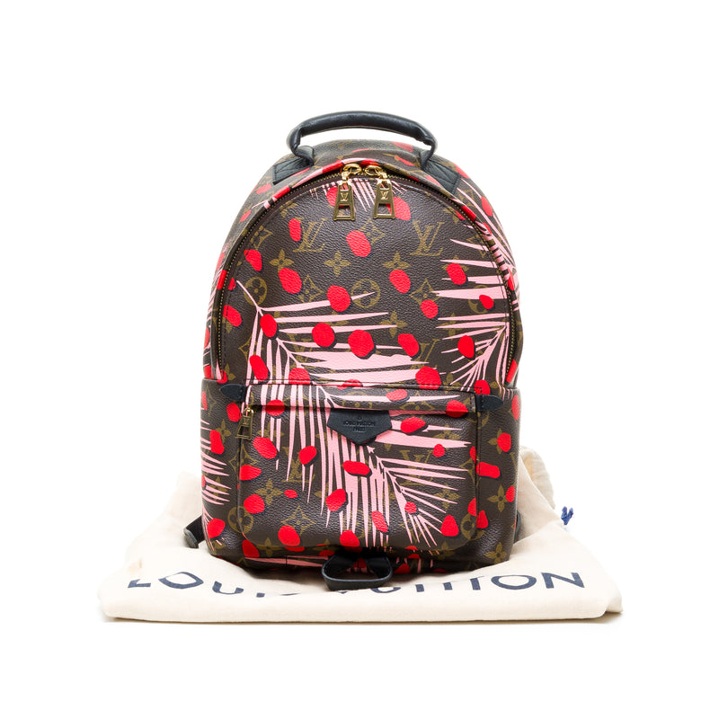 Palm Spring Limited Edition MM Backpack in Monogram coated canvas, Gold Hardware