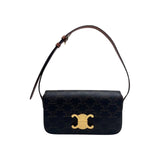 Claude Triomphe Shoulder bag in Coated canvas, Gold Hardware