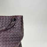 Intrecciato Nappa Leather Medium Garda Medium Shoulder bag in Intrecciato leather, Gunmetal Hardware