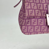 Baguette Mamma Mini Shoulder bag in Jacquard, Silver Hardware