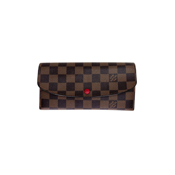 Emelie Wallet in Coated canvas, Gold Hardware