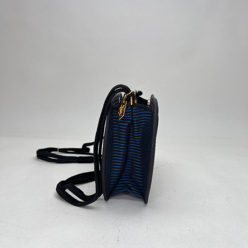 Striped Crossbody bag in Others, Gold Hardware