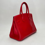 Birkn 30 Top handle bag in Exotic leather, Palladium Hardware