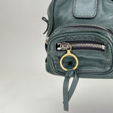 Multi-pocket Shoulder bag in Calfskin, Gold Hardware