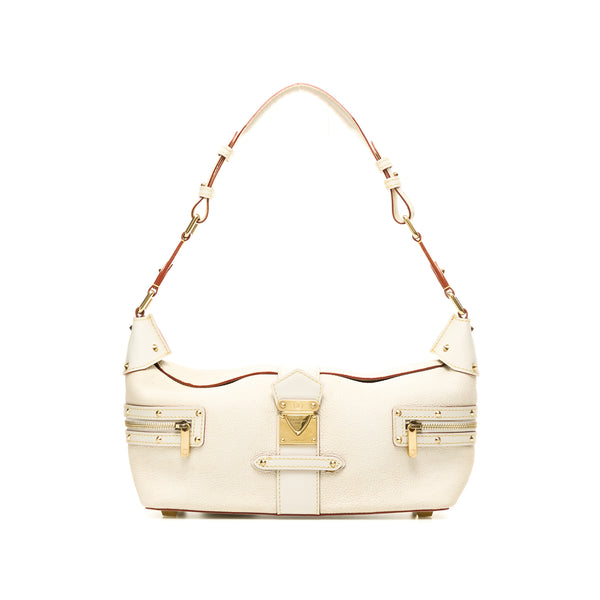 Suhali Top handle bag in Goat leather, Gold Hardware