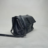 M Shoulder bag in Caviar leather, Lacquered Metal Hardware