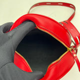Boite Chapeau Souple Crossbody bag in Patent leather, Gold Hardware