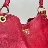 Logo Shoulder Bag Shoulder bag in Calfskin, Gold Hardware