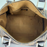 Zucca Medium Top handle bag in Canvas, Gold Hardware