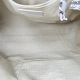 Deauville Medium Tote bag in Canvas, Silver Hardware
