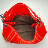 Hobo Shoulder bag in Intrecciato leather, Ruthenium Hardware