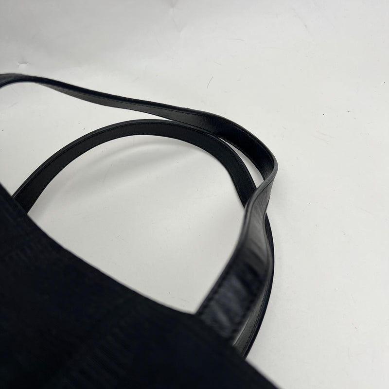 Travel Line Tote bag in Jacquard, Silver Hardware
