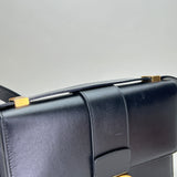 30 Montaigne Medium Shoulder bag in Calfskin, Gold Hardware