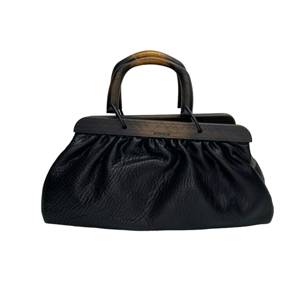 Buffalo Doctor  Top handle bag in Other leather, Lacquered Metal Hardware