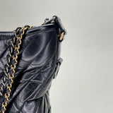 Gabrielle Chevron Medium Medium Shoulder bag in Lambskin, Mixed Hardware