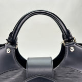 Sac Montaigne Top handle bag in Epi leather, Silver Hardware